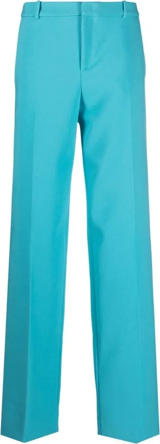 High-Waisted Wide-Leg Trousers