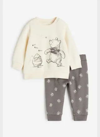 Infant Graphic Print Sweatshirt & Sweatpants Set