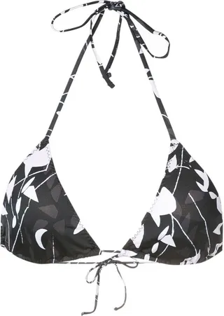 Chapin abstract-pattern bikini-top