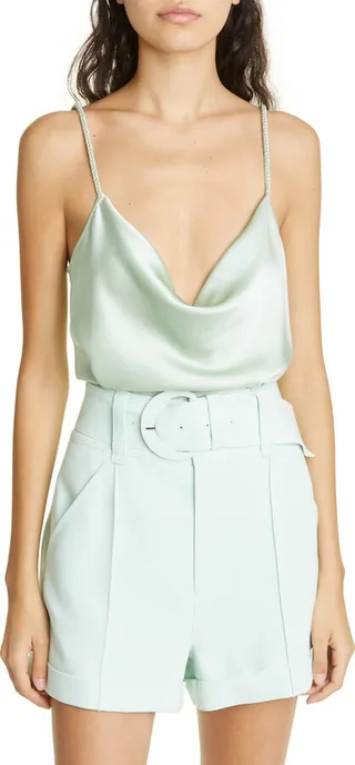 Marta Cowl Neck Silk Camisole