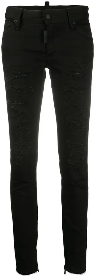 High-Waist Skinny Jeans