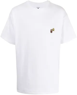 rear logo-print T-shirt