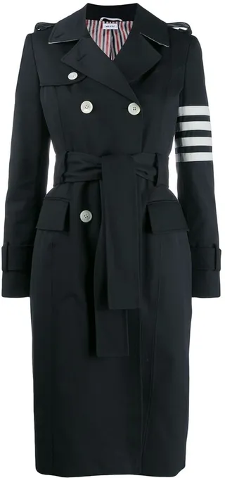 4-Bar waterproof trench coat