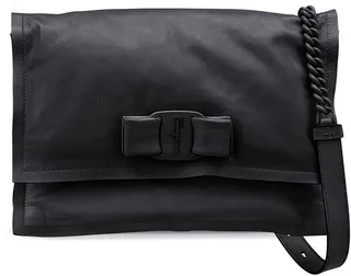 Viva Puffy Calfskin Leather Shoulder Bag