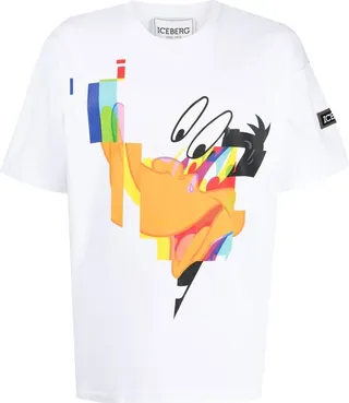 graphic-print cotton T-shirt