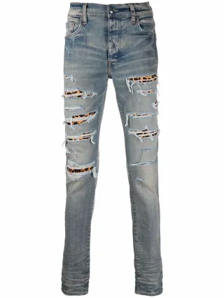 Ripped-Detail Jeans