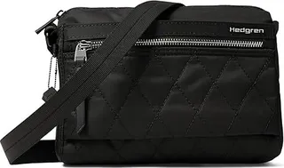 Hedgren Eye RFID Shoulder Bag (Quilted Black) Shoulder Handbags