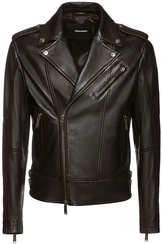 Kiodo soft shiny leather jacket