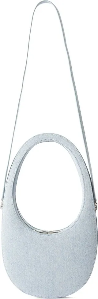 Denim crossbody Swipe bag