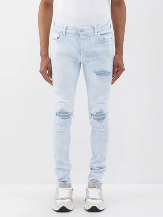 Mx1 Mineral-wash Distressed Jeans