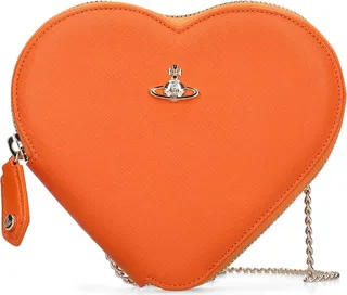 Saffiano New Heart leather shoulder bag