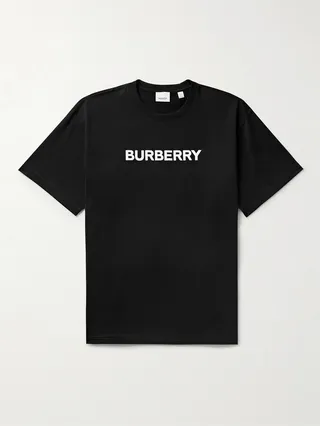 Logo-Print Cotton-Blend Jersey T-Shirt