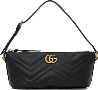 Gucci Black Marmont Shoulder Bag