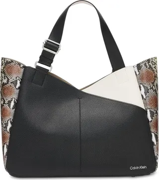 Zoe Colorblock Tote with Pouch