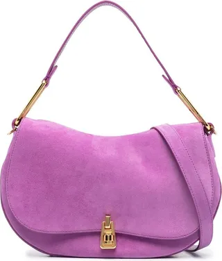 Magie suede shoulder bag
