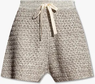 Crochet Drawstring Shorts