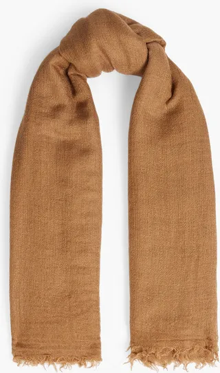 Cashmere and silk-blend scarf