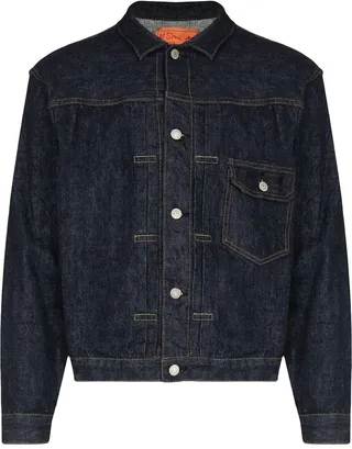 Type 1 pleated denim jacket