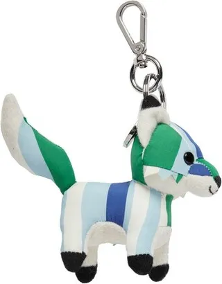 Small stripes Fox bag charm