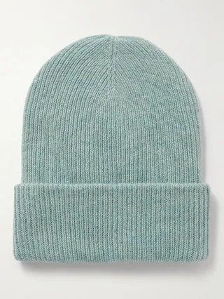 Parker Ribbed Cashmere Beanie