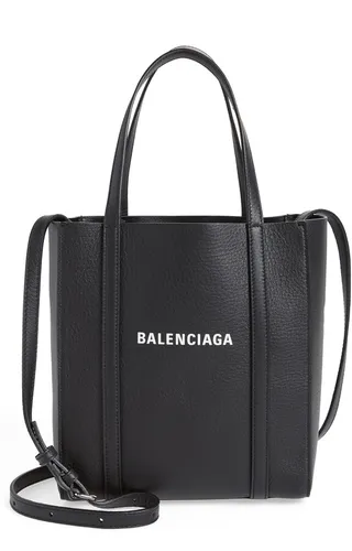 Extra Small Everyday Logo Leather Tote