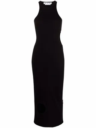 Cut-Out Midi Dress