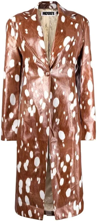 Oline tortoise-print coat