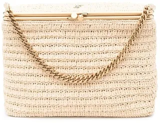 Interwoven Raffia Tote Bag