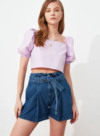 Denim Mini Shorts