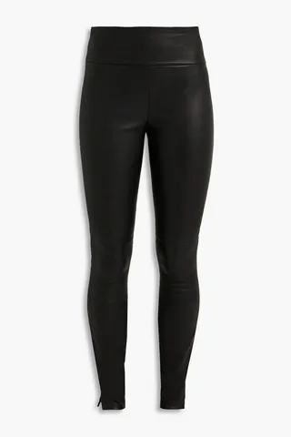 Corliss leather leggings