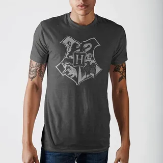 Harry Potter Charcoal T-Shirt-S