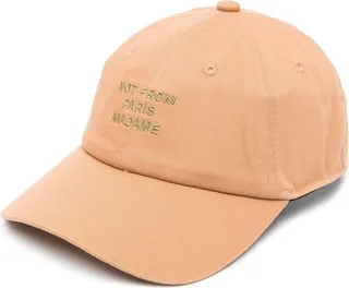 Embroidered-Slogan Baseball Cap