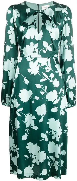 Sera floral-print midi dress