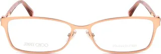 Jimmy Choo Eyewear Rectangular Frame Glasses