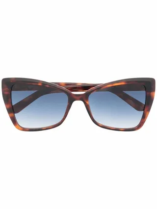 Cat Eye-Frame Tortoiseshell Sunglasses