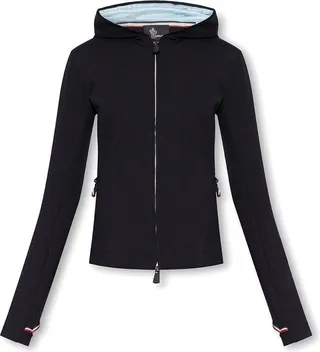 Moncler Grenoble Logo-Print Duo-Tone Hooded Jacket