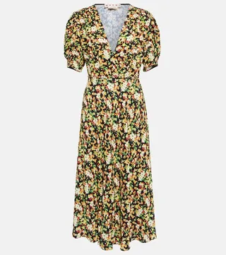 Floral midi dress