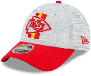 Men's Gray and Red Kansas City Chiefs 2021 Nfl Training Camp Official 9FORTY Adjustable Hat