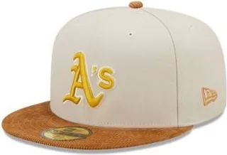 New Era 59FIFTY Oakland A's Cord Visor Fitted Hat