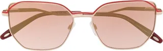 Tinted Butterfly-Frame Sunglasses