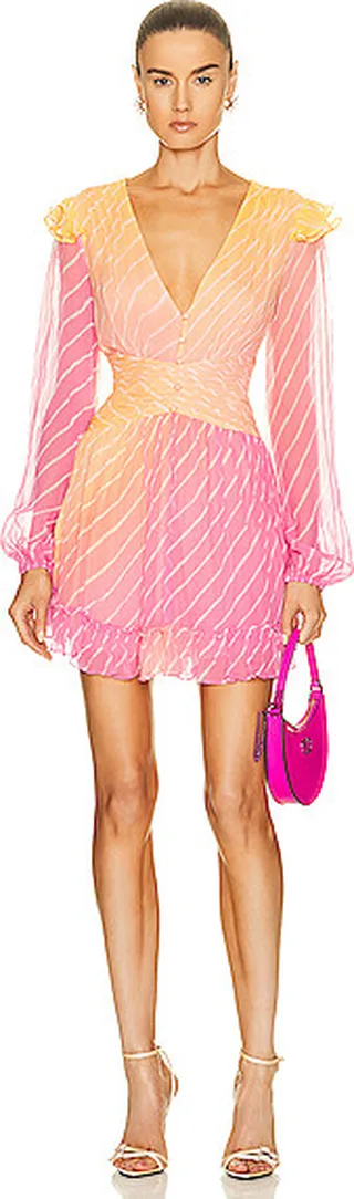 ROCOCO SAND Evie Short Dress in Pink