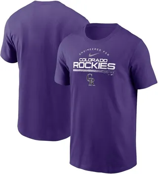Men's Nike Purple Colorado Rockies Team Engineered Performance T-shirt
