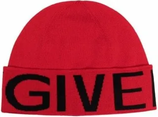 Givenchy Logo Intarsia-Knit Slip-On Beanie