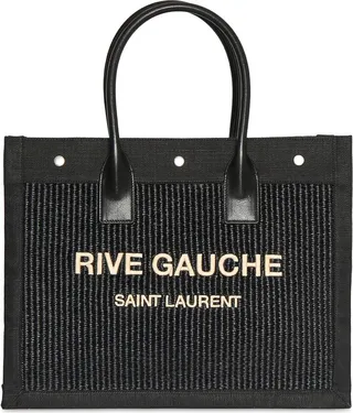 Small Rive Gauche canvas tote bag