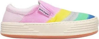 Palm Angels Gradient-Pattern Round-Toe Slip-On Sneakers