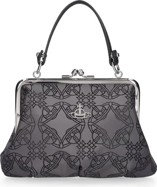 Granny frame jacquard bag