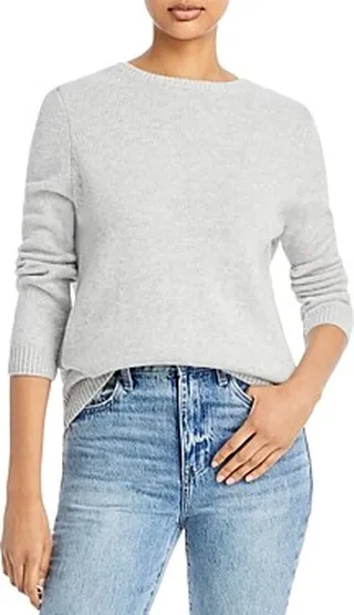ba & sh Opium Rhinestone Embellished V-Back Wool Sweater