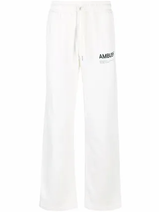 Logo-Print Fleece Track Pants