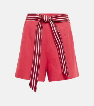 Trevor linen Bermuda shorts