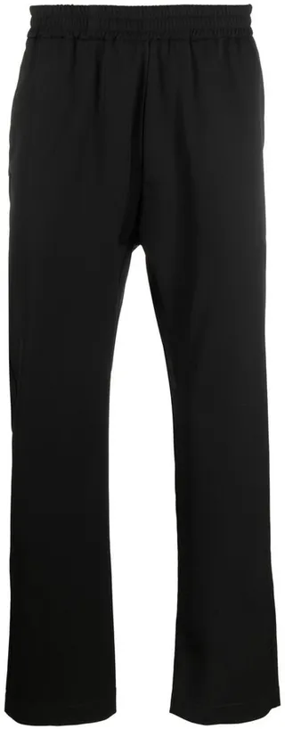 Four-Pocket Slip-On Straight Trousers